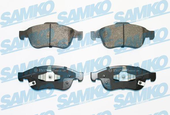 Samko 5SP2019 - Bremžu uzliku kompl., Disku bremzes www.autospares.lv