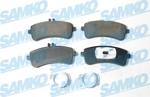 Samko 5SP2081 - Bremžu uzliku kompl., Disku bremzes autospares.lv