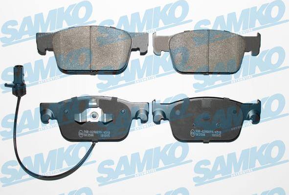 Samko 5SP2038 - Bremžu uzliku kompl., Disku bremzes www.autospares.lv