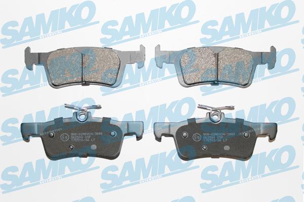 Samko 5SP2033 - Bremžu uzliku kompl., Disku bremzes www.autospares.lv