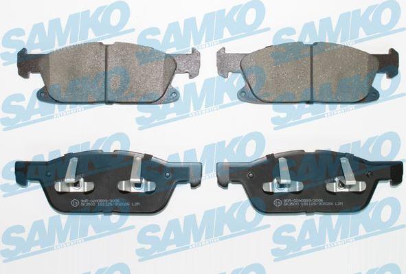 Samko 5SP2026 - Bremžu uzliku kompl., Disku bremzes www.autospares.lv