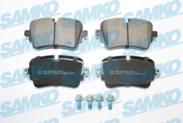 Samko 5SP2027 - Bremžu uzliku kompl., Disku bremzes www.autospares.lv