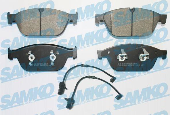 Samko 5SP2140A - Bremžu uzliku kompl., Disku bremzes www.autospares.lv