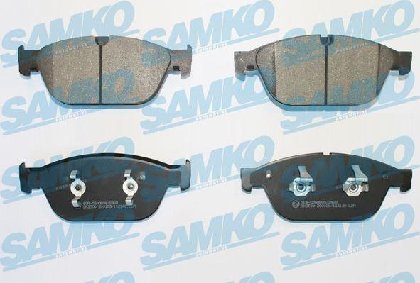 Samko 5SP2140 - Bremžu uzliku kompl., Disku bremzes www.autospares.lv