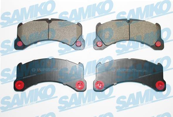 Samko 5SP2153 - Bremžu uzliku kompl., Disku bremzes www.autospares.lv