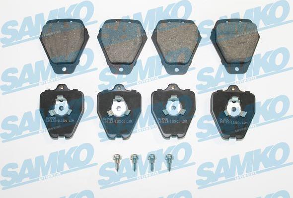 Samko 5SP2101 - Bremžu uzliku kompl., Disku bremzes www.autospares.lv