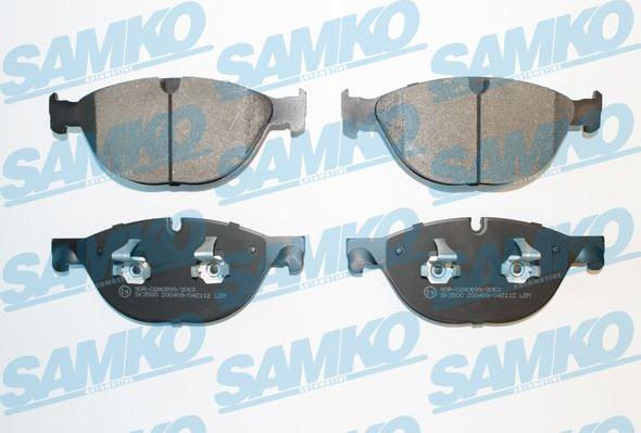 Samko 5SP2112 - Bremžu uzliku kompl., Disku bremzes www.autospares.lv