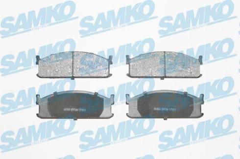 Samko 5SP284 - Bremžu uzliku kompl., Disku bremzes www.autospares.lv