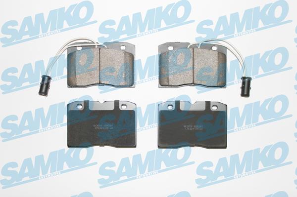 Samko 5SP281 - Bremžu uzliku kompl., Disku bremzes autospares.lv