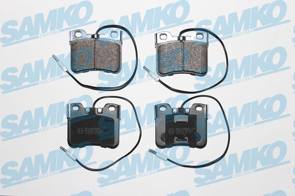 Samko 5SP283 - Bremžu uzliku kompl., Disku bremzes www.autospares.lv