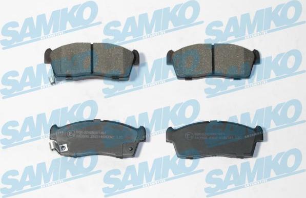 Samko 5SP2341 - Bremžu uzliku kompl., Disku bremzes www.autospares.lv