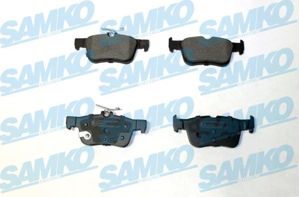 Samko 5SP2356 - Bremžu uzliku kompl., Disku bremzes www.autospares.lv