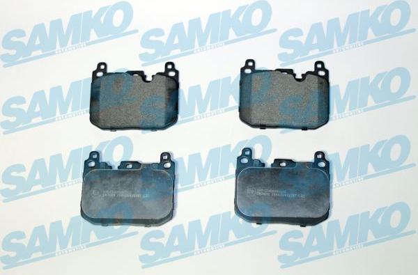 Samko 5SP2357 - Bremžu uzliku kompl., Disku bremzes www.autospares.lv