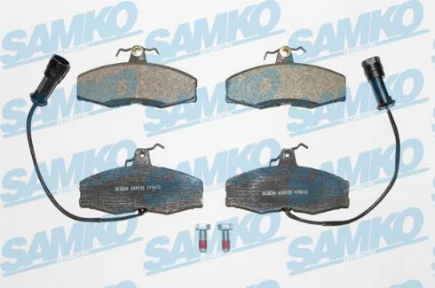 Samko 5SP235 - Brake Pad Set, disc brake www.autospares.lv