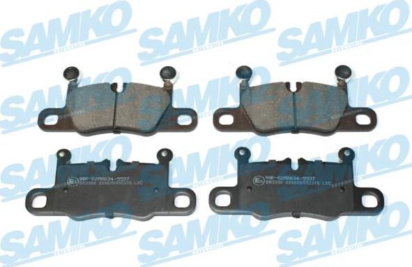 Samko 5SP2316 - Bremžu uzliku kompl., Disku bremzes www.autospares.lv