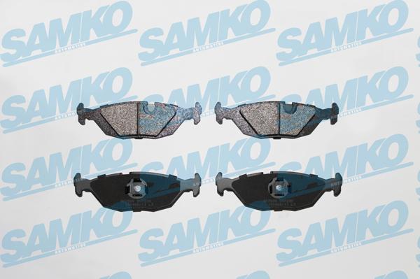 Samko 5SP238 - Тормозные колодки, дисковые, комплект www.autospares.lv