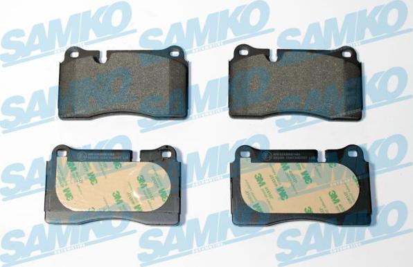 Samko 5SP2327 - Bremžu uzliku kompl., Disku bremzes www.autospares.lv