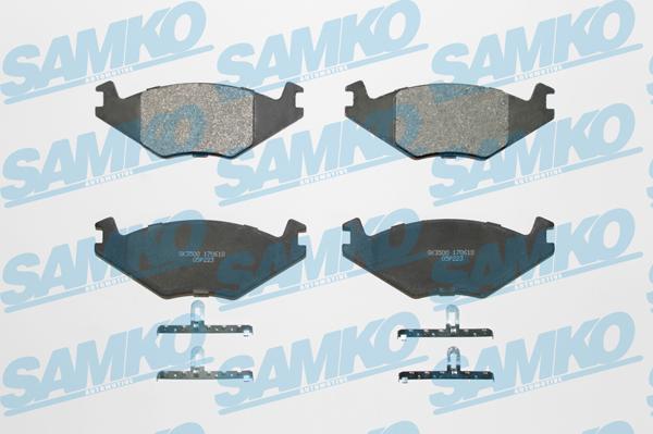 Samko 5SP223 - Brake Pad Set, disc brake www.autospares.lv