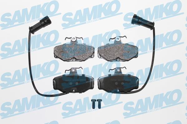 Samko 5SP279 - Тормозные колодки, дисковые, комплект www.autospares.lv