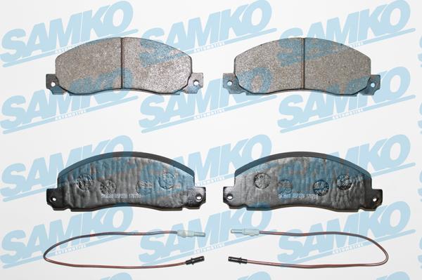 Samko 5SP278 - Тормозные колодки, дисковые, комплект www.autospares.lv