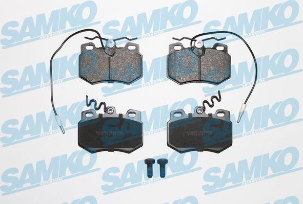 Samko 5SP272 - Bremžu uzliku kompl., Disku bremzes www.autospares.lv