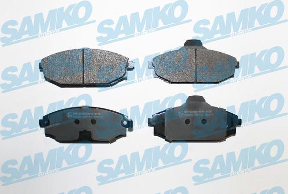 Samko 5SP794 - Brake Pad Set, disc brake www.autospares.lv