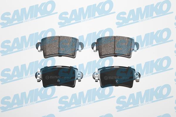 Samko 5SP791 - Тормозные колодки, дисковые, комплект www.autospares.lv