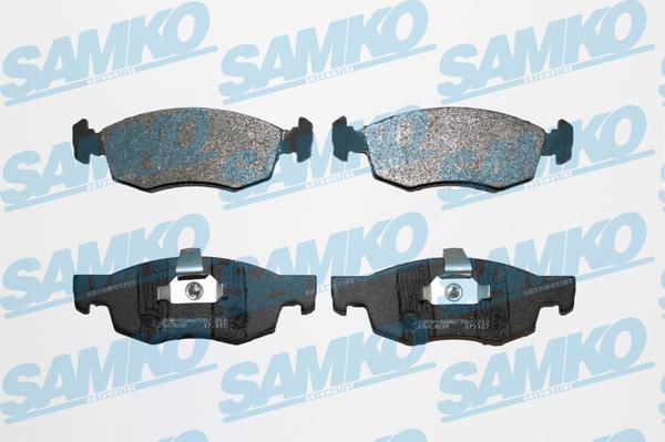 Samko 5SP756 - Bremžu uzliku kompl., Disku bremzes www.autospares.lv