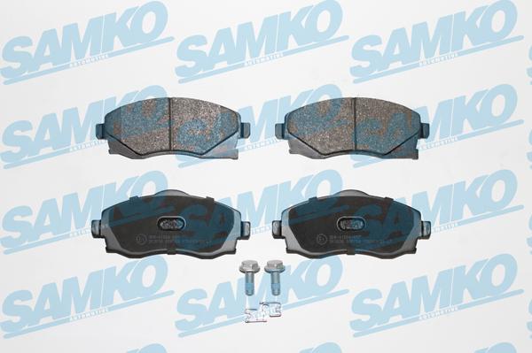 Samko 5SP758 - Bremžu uzliku kompl., Disku bremzes www.autospares.lv