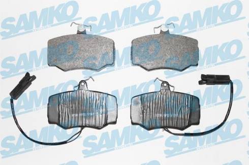 Samko 5SP753 - Bremžu uzliku kompl., Disku bremzes www.autospares.lv