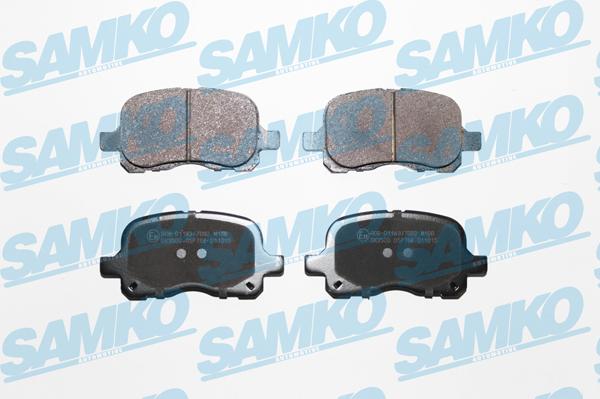 Samko 5SP768 - Bremžu uzliku kompl., Disku bremzes autospares.lv