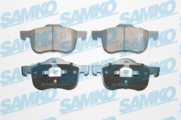 Samko 5SP704 - Bremžu uzliku kompl., Disku bremzes www.autospares.lv