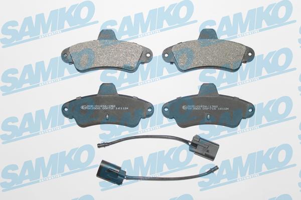 Samko 5SP716 - Bremžu uzliku kompl., Disku bremzes www.autospares.lv