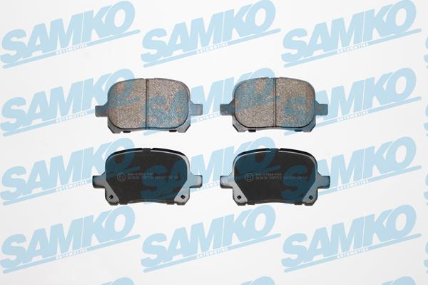 Samko 5SP712 - Brake Pad Set, disc brake www.autospares.lv