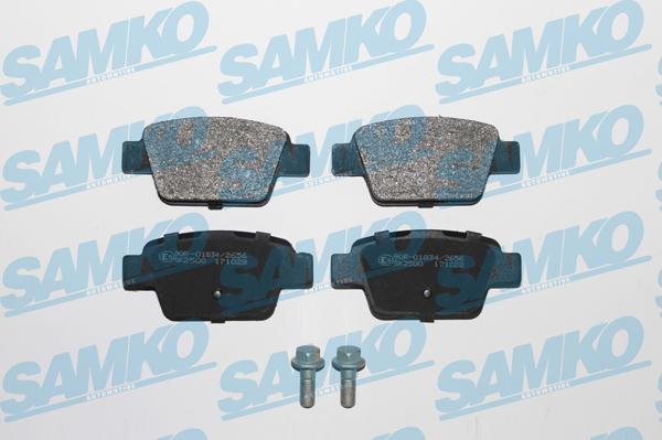 Samko 5SP780 - Bremžu uzliku kompl., Disku bremzes autospares.lv