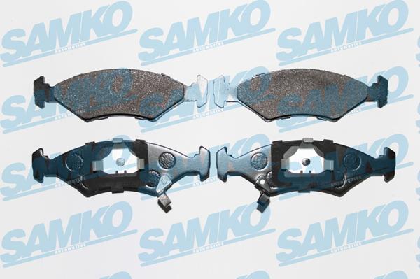 Samko 5SP737 - Тормозные колодки, дисковые, комплект www.autospares.lv