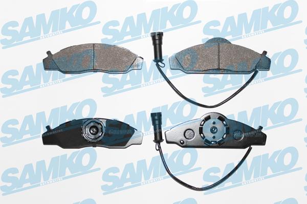 Samko 5SP721 - Bremžu uzliku kompl., Disku bremzes www.autospares.lv