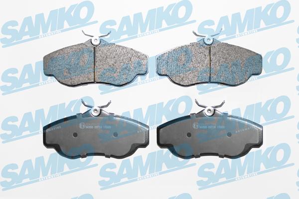 Samko 5SP728 - Brake Pad Set, disc brake www.autospares.lv