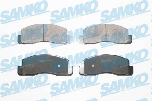 Samko 5SP723 - Bremžu uzliku kompl., Disku bremzes www.autospares.lv