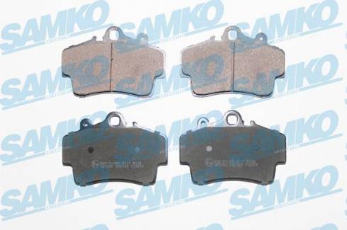 Samko 5SP722 - Bremžu uzliku kompl., Disku bremzes www.autospares.lv