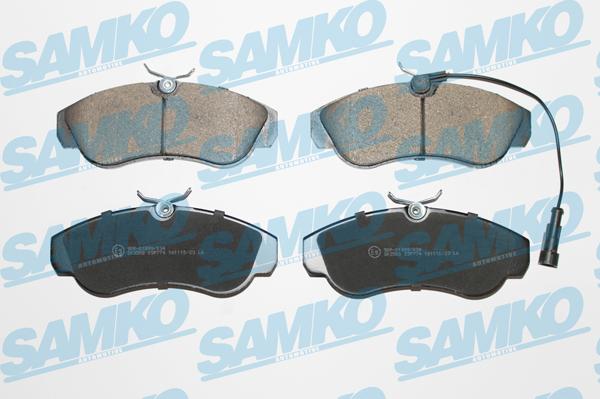 Samko 5SP774 - Bremžu uzliku kompl., Disku bremzes www.autospares.lv