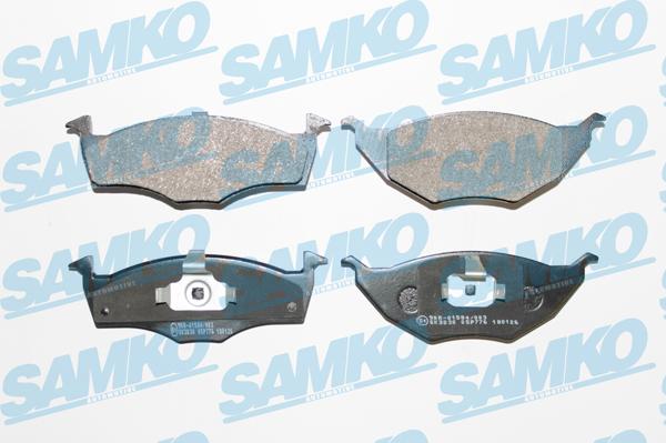 Samko 5SP776 - Brake Pad Set, disc brake www.autospares.lv