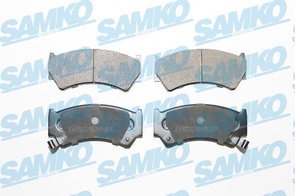 Samko 5SP778 - Тормозные колодки, дисковые, комплект www.autospares.lv