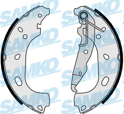 Samko 89500 - Brake Shoe Set www.autospares.lv