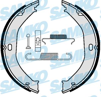 Samko 89520K - Bremžu loku kompl., Stāvbremze www.autospares.lv