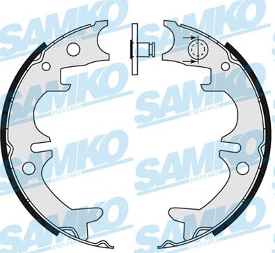 Samko 89140 - Bremžu loku komplekts www.autospares.lv