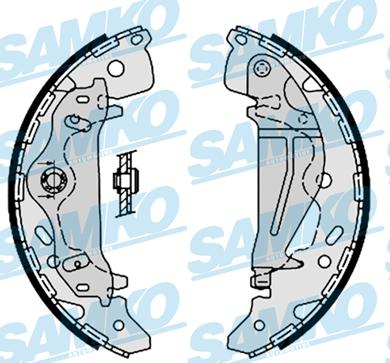 Samko 89230 - Комплект тормозных колодок, барабанные www.autospares.lv