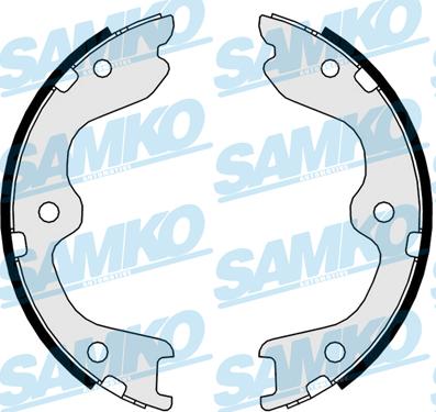 Samko 89740 - Bremžu loku komplekts www.autospares.lv