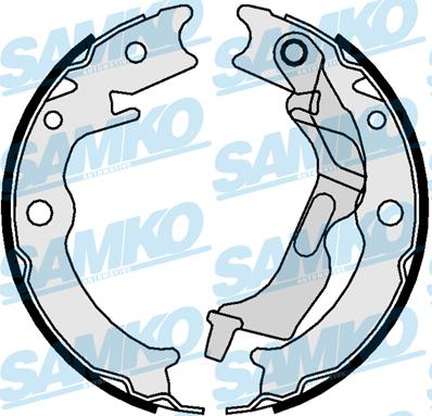 Samko 89780 - Brake Shoe Set www.autospares.lv