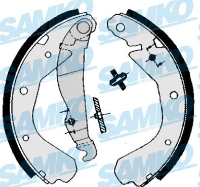 Samko 84660 - Bremžu loku komplekts autospares.lv